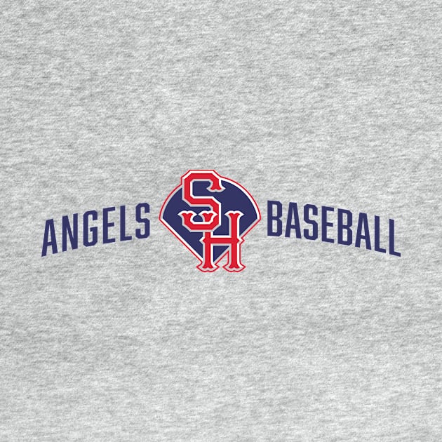 SH Angels Baseball – blue by SHAngelsShop